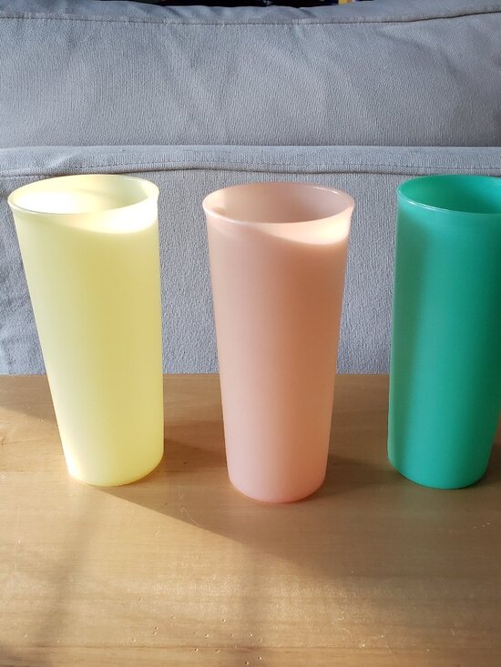 Tupperware Other - NWOT Tupperware pastel tumblers set of 3